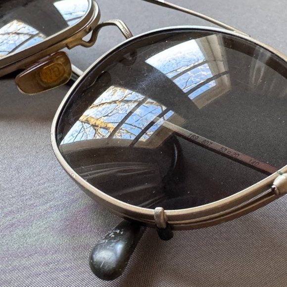 Vintage 90's Gorgio Armani bronze tone eyeglasses - Picture 11 of 12